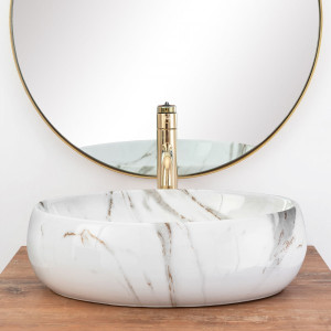 Умывальник Rea Linda Lava - вид спереди