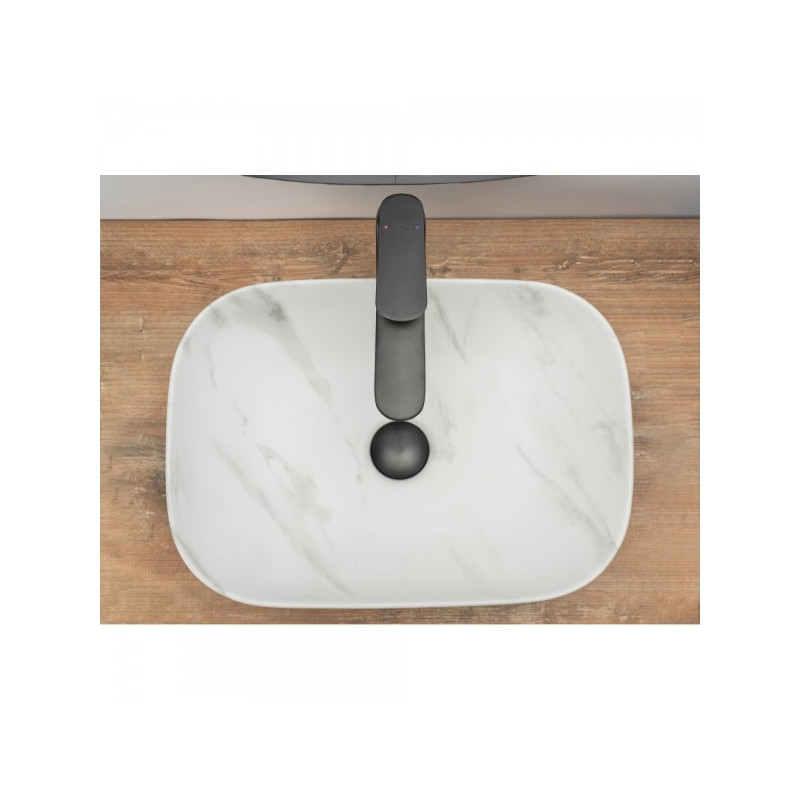Умывальник Rea Belinda Marmur Matt - вид сверху
