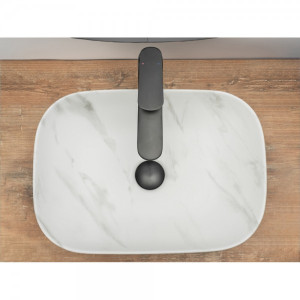 Умывальник Rea Belinda Marmur Matt - вид сверху