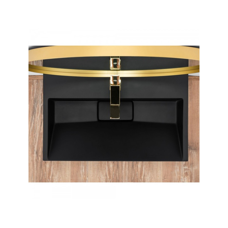 Умывальник Rea Goya Black 70 - вид сверху