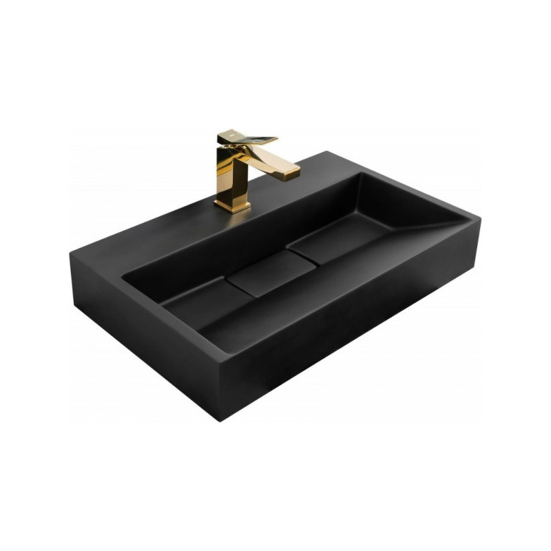 Умывальник Rea Goya Black 70