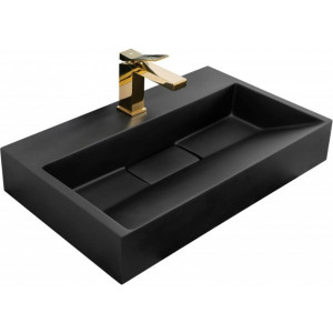 Умывальник Rea Goya Black 70