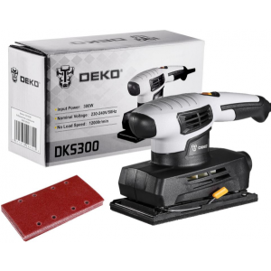 Вибрационная шлифмашина DEKO DKS300 063-4198 комплект