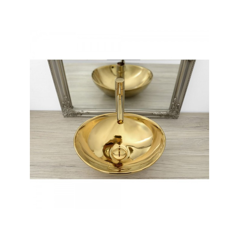 Умывальник Rea Sofia Gold - вид сверху