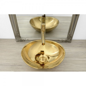 Умывальник Rea Sofia Gold - вид сверху