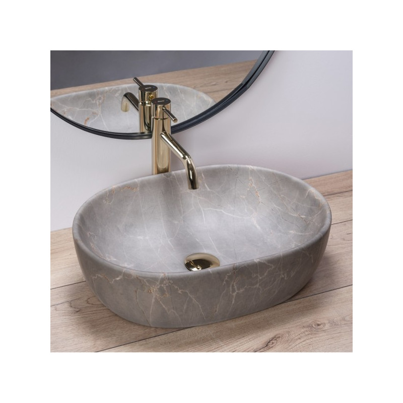 Умывальник Rea Lara Beige - общий вид