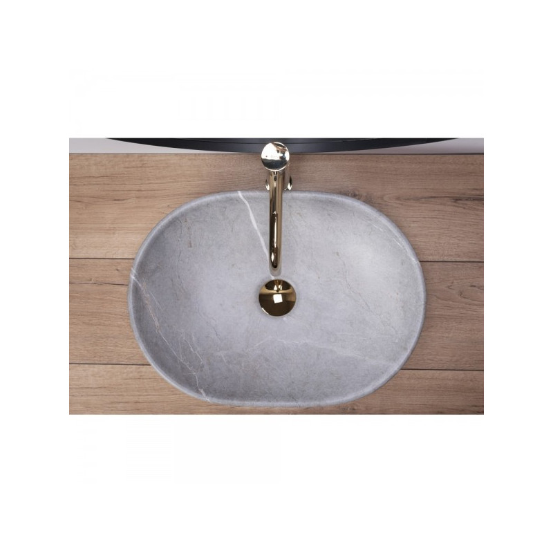 Умывальник Rea Lara Grey - вид сверху