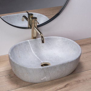 Умывальник Rea Lara Grey - общий вид