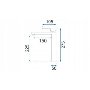 Смеситель Rea Fenix Rea-B7849 черный размер