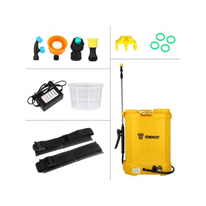 Аккумуляторный опрыскиватель Deko DKSP10 065-0942 комплект