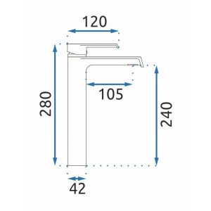 Смеситель Rea Hass Rea-B9966 черный схема