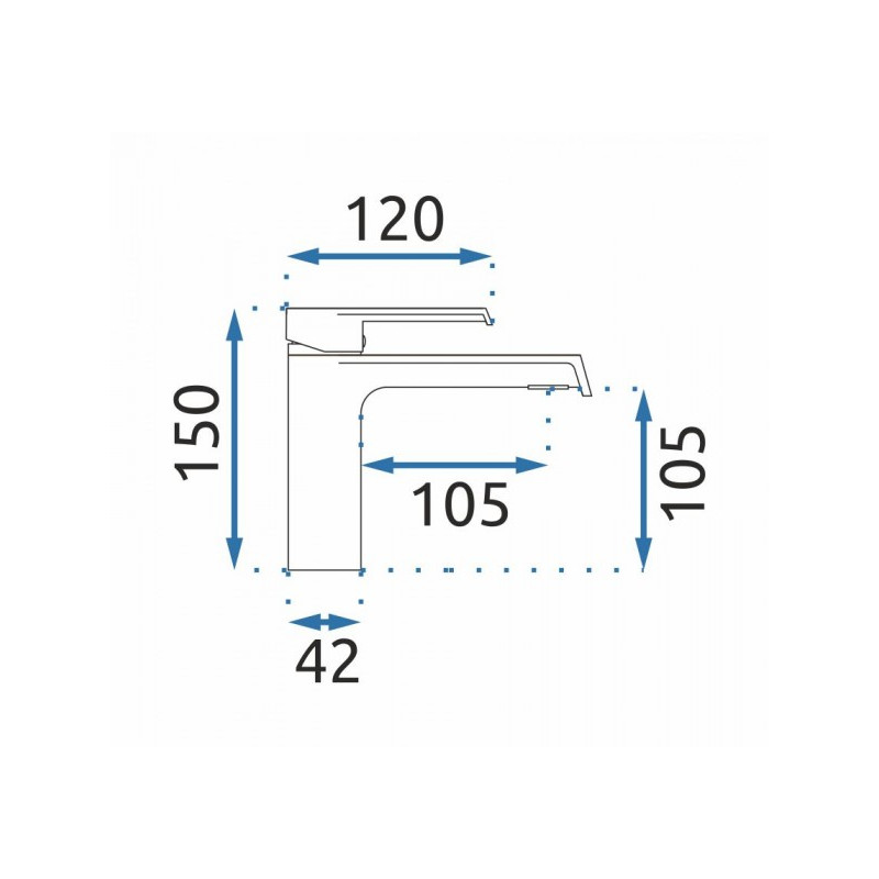 Смеситель Rea Hass Rea-B9964 черный схема