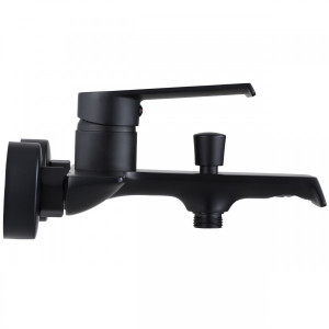 Смеситель Rea Hass Rea-B9967 черный сбоку