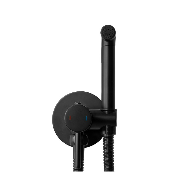 Смеситель Rea Loop Rea-B8978 черный спереди