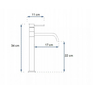 Смеситель Rea Lugano Rea-B5000 хром размер