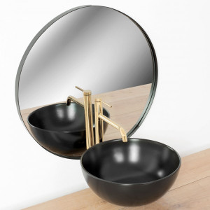 Смеситель Rea Lugano Rea-B5002 золотой на столешнице