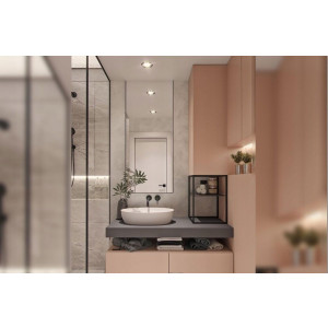 Смеситель Rea Lungo Bat-B0969 черный в ванной