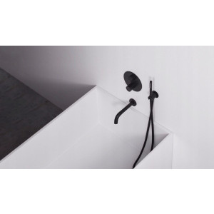 Смеситель Rea Lungo Rea-P6300 черный на стене