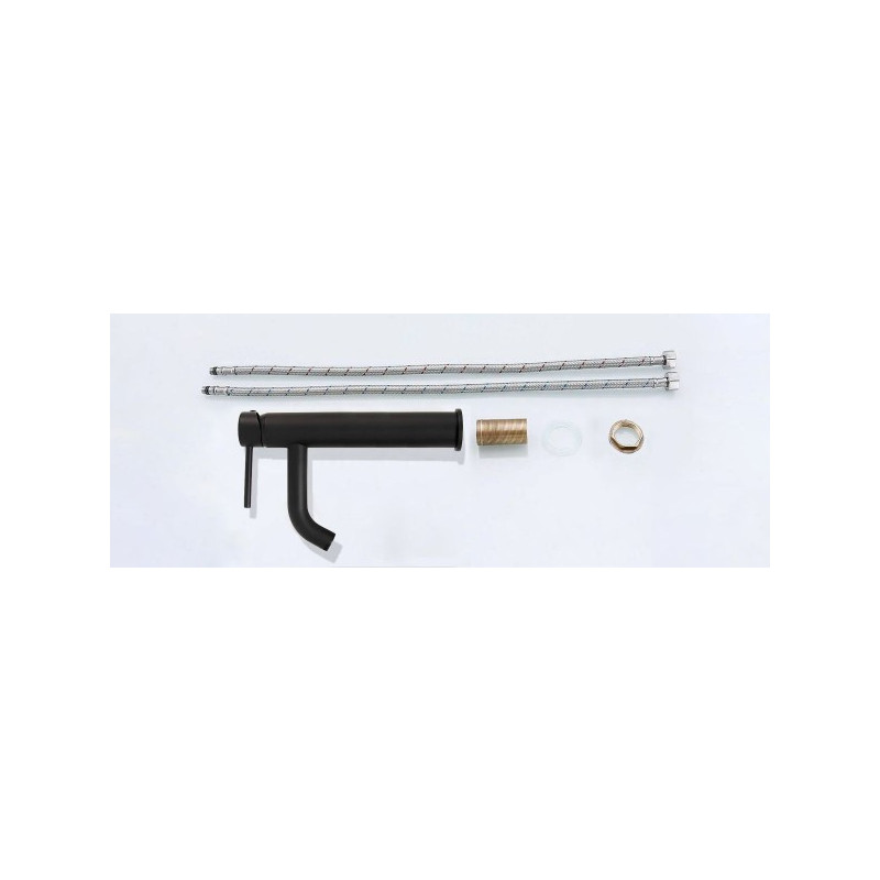 Смеситель Rea Lungo Rea-B4103 черный комплект