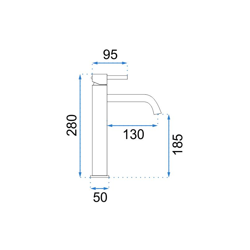 Смеситель Rea Lungo Rea-B4103 черный размер