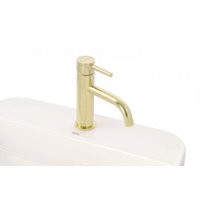 Смеситель Rea Lungo Rea-B4520 золотой сбоку