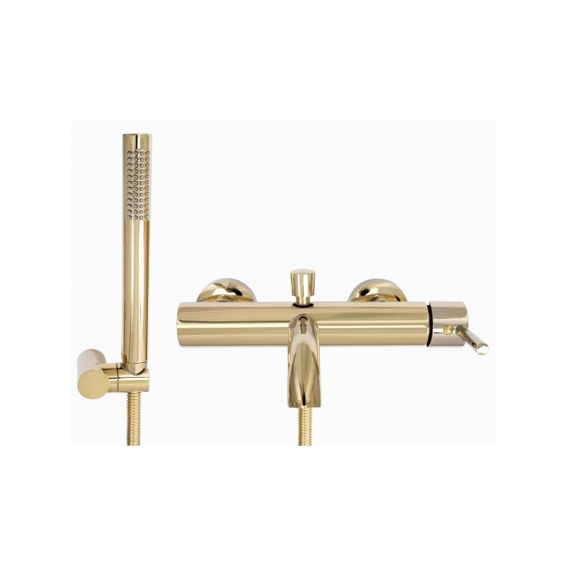 Смеситель Rea Lungo Rea-B6635 золотой спереди