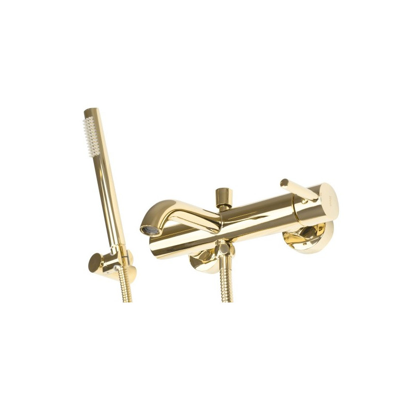 Смеситель Rea Lungo Rea-B6635 золотой сбоку