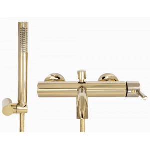 Смеситель Rea Lungo Rea-B6635 золотой спереди