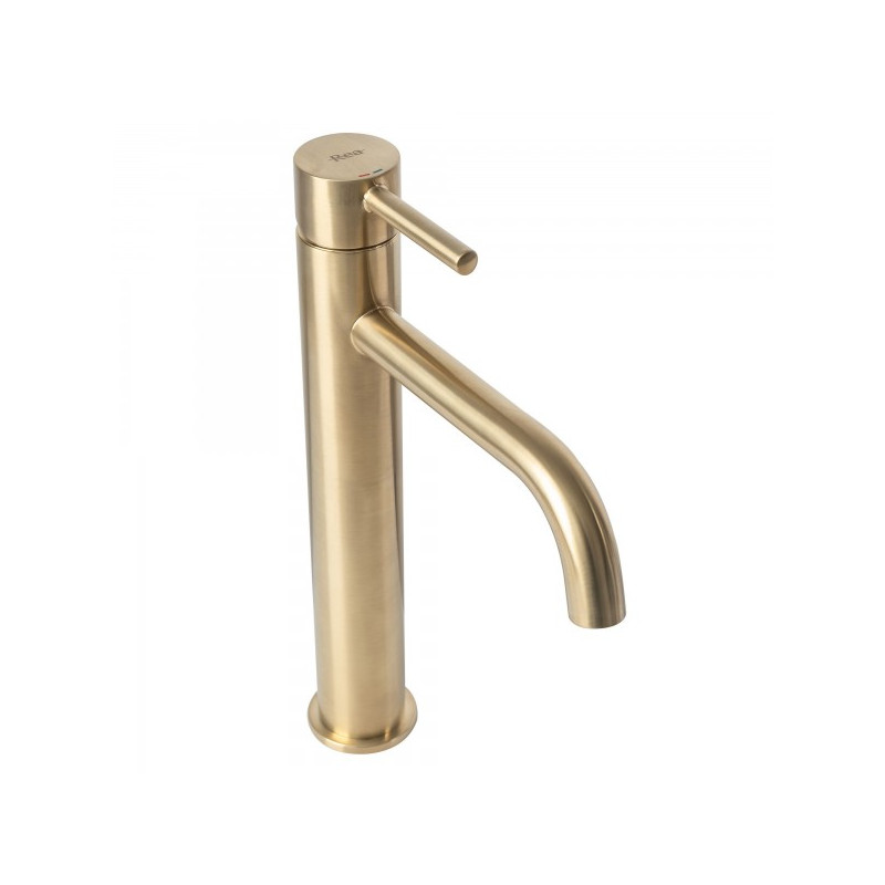 Смеситель Rea Lungo Rea-B4526 матовое золото излив