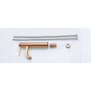 Смеситель Rea Lungo Rea-B6321 розовое золото комплект