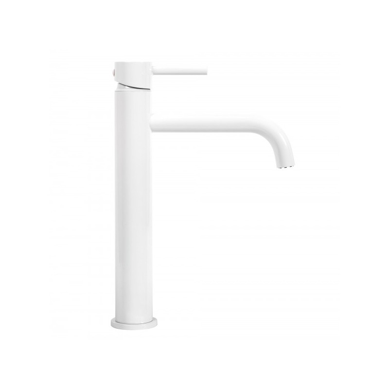 Смеситель Rea Lungo Rea-B4400 белый сбоку