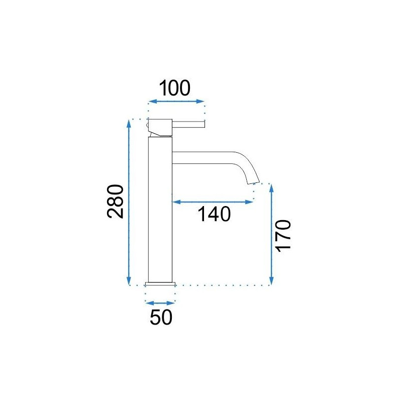 Смеситель Rea Lungo Rea-B4400 белый схема
