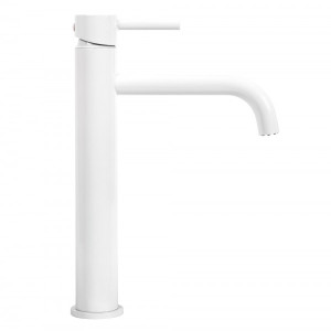 Смеситель Rea Lungo Rea-B4400 белый сбоку