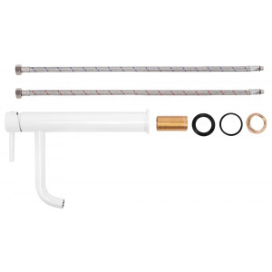 Смеситель Rea Lungo Rea-B4400 белый комплект