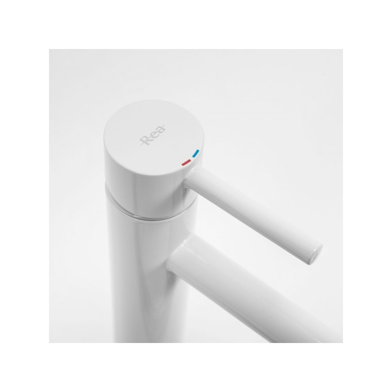 Смеситель Rea Lungo Rea-B4401 белый рычаг