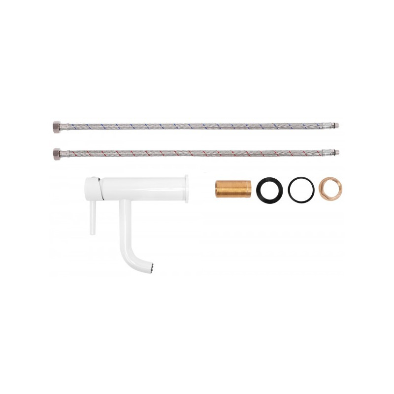 Смеситель Rea Lungo Rea-B4401 белый комплект