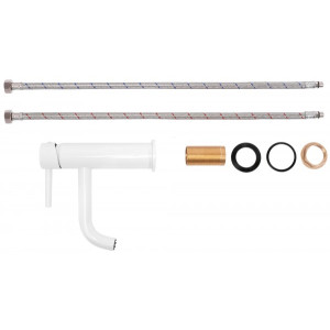 Смеситель Rea Lungo Rea-B4401 белый комплект