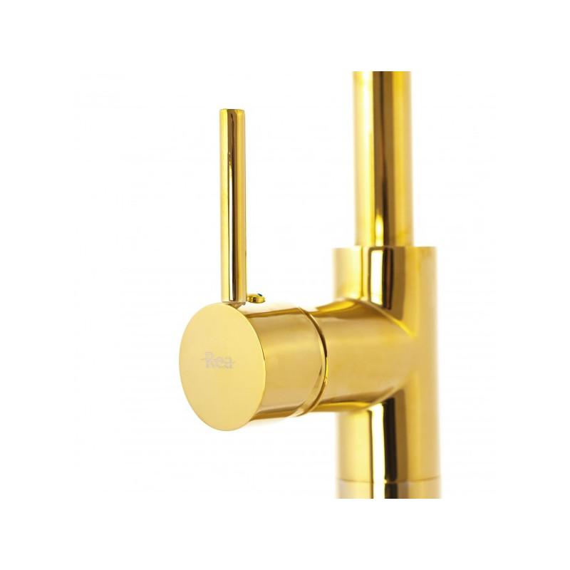 Смеситель Rea Ortis Rea-B7430 золотой рычаг