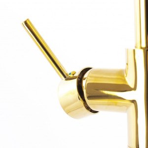 Смеситель Rea Ortis Rea-B7430 золотой сбоку