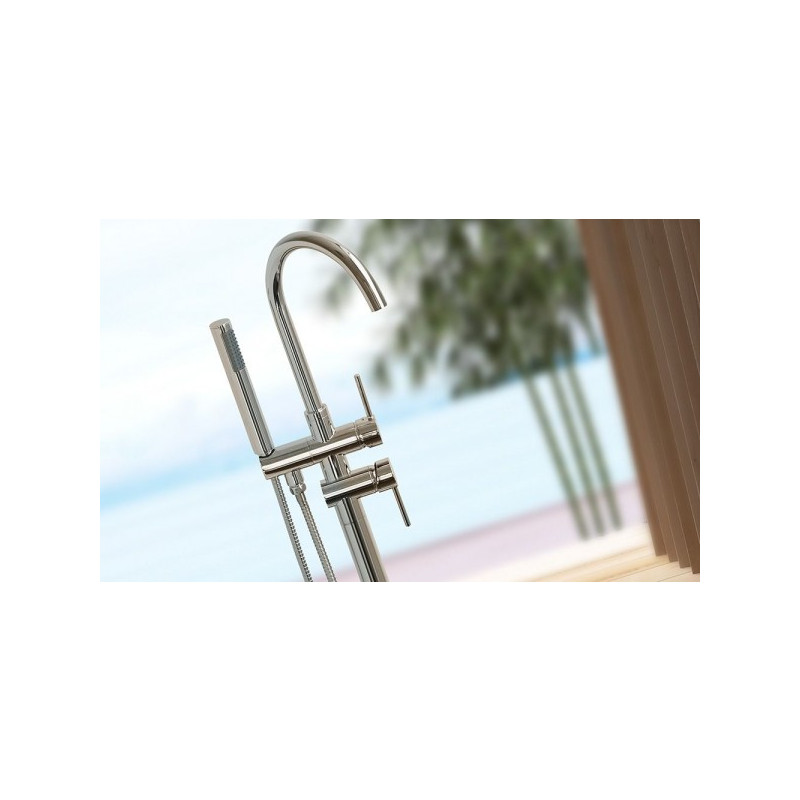 Смеситель Rea Ortis Rea-B1011 хром сбоку