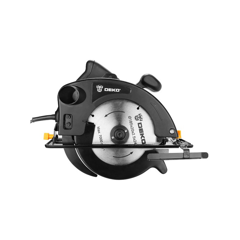 Циркулярная пила Deko DKCS1800 063-4191 вид спереди