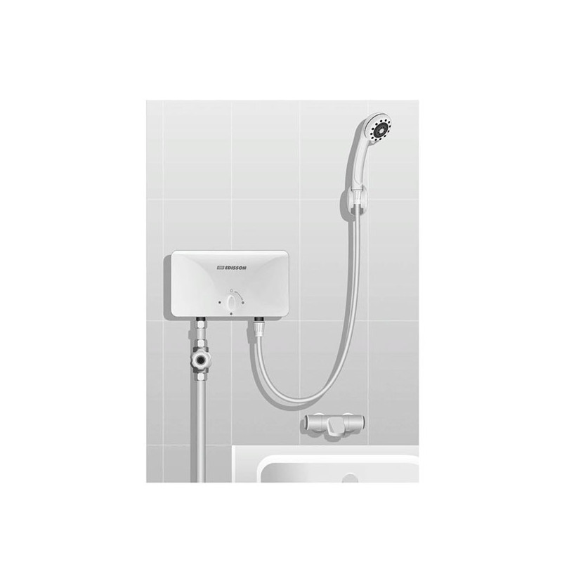 Проточный водонагреватель Edisson Viva 5500 в интерьере