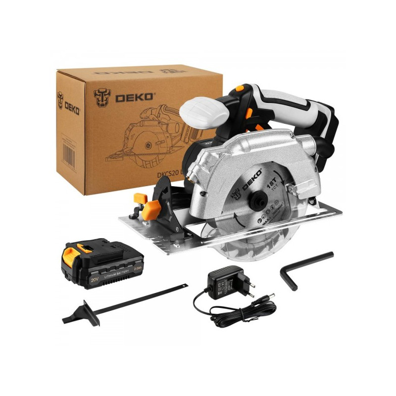 Циркулярная пила Deko DEKO DKCS20 Laser 063-4205 комплект