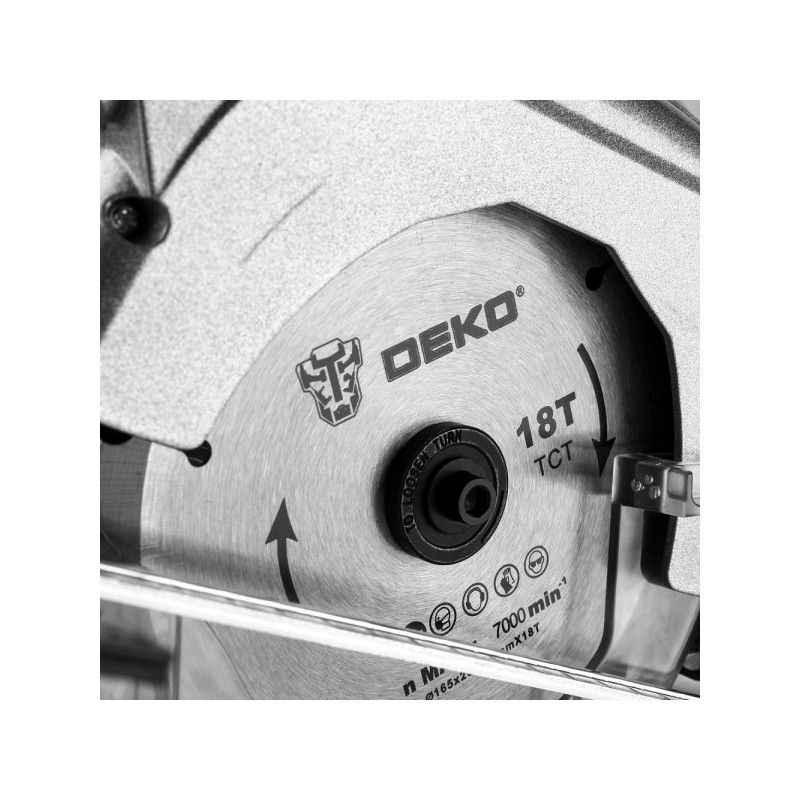 Циркулярная пила Deko DEKO DKCS20 Laser Set 2 063-4210 вблизи