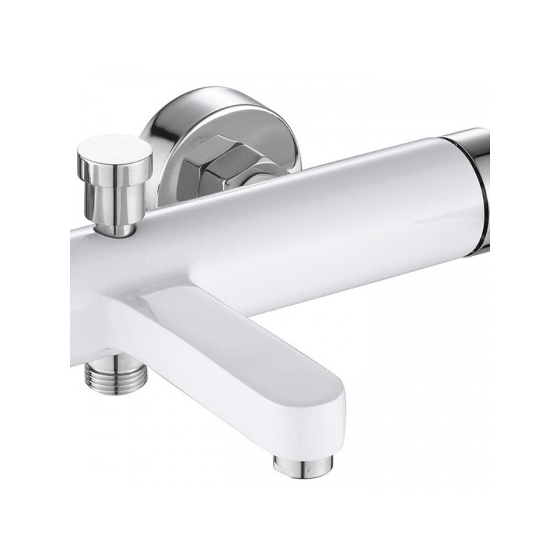 Смеситель Rea Polo Rea-B9943 белый/хром излив