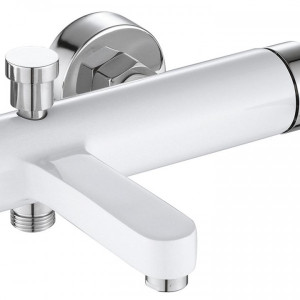 Смеситель Rea Polo Rea-B9943 белый/хром излив
