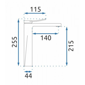 Смеситель Rea Soul Rea-B9996 черный с