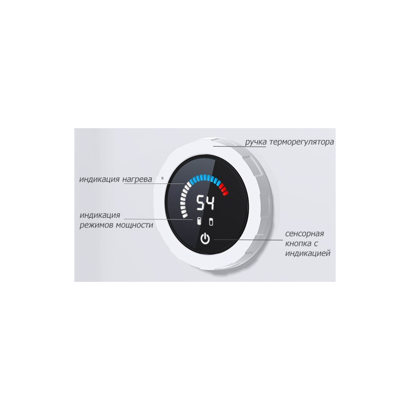 Накопительный водонагреватель Thermex MS 30 V (pro) дисплей