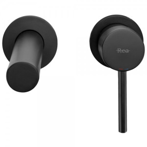 Смеситель Rea Tess Rea-B0412 черный спереди