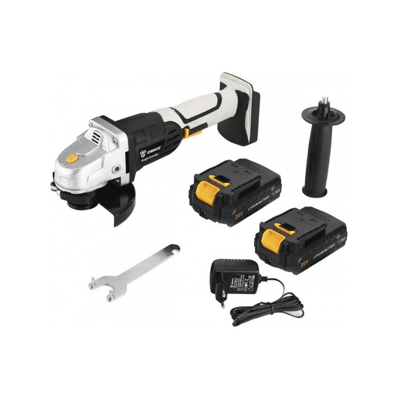 Угловая шлифмашина Deko DKAG20-125 063-2151 комплект